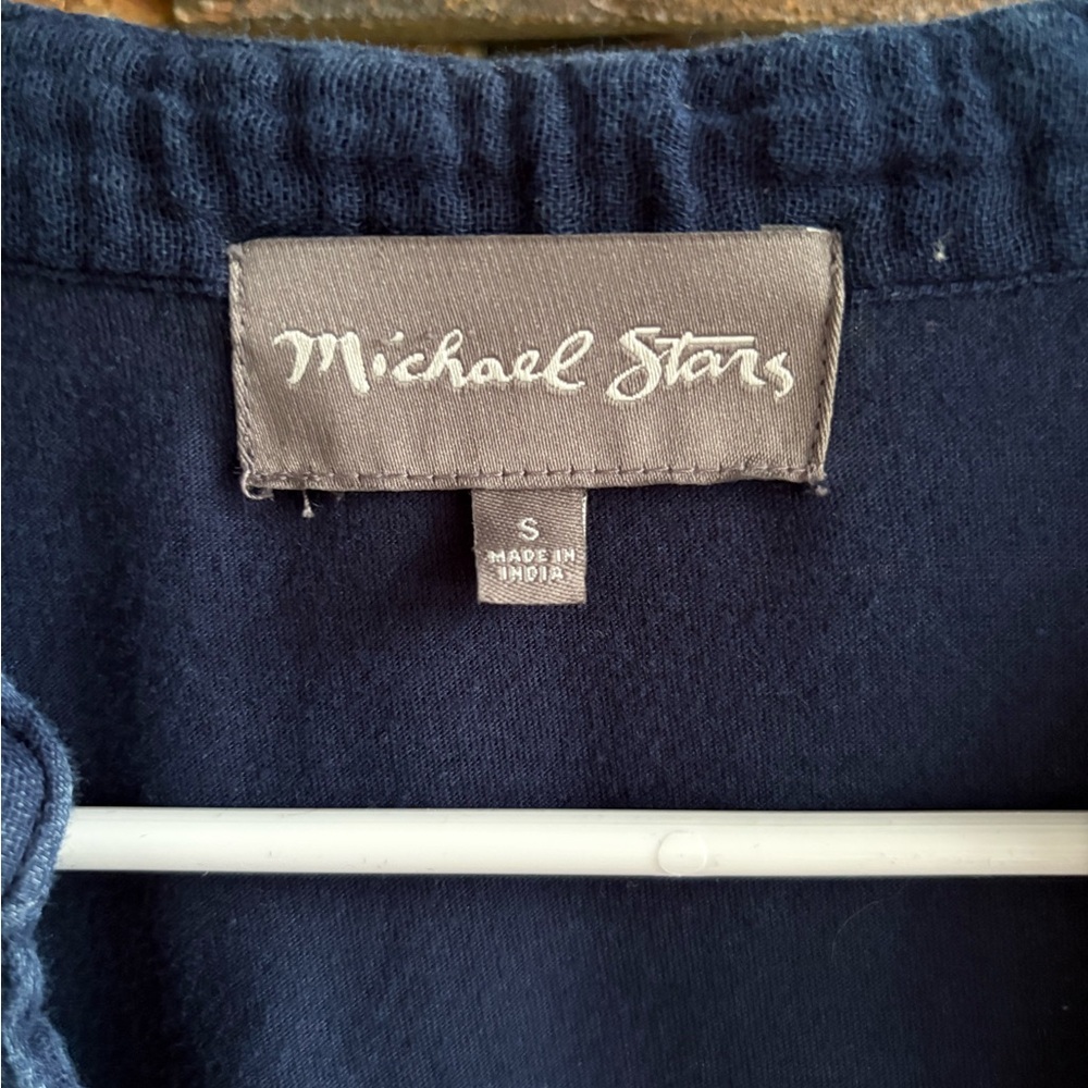 Michael Stars Deep Blue Knit Top - Picture 3 of 6